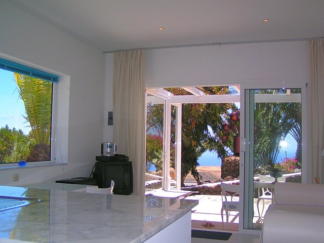 Living room with view