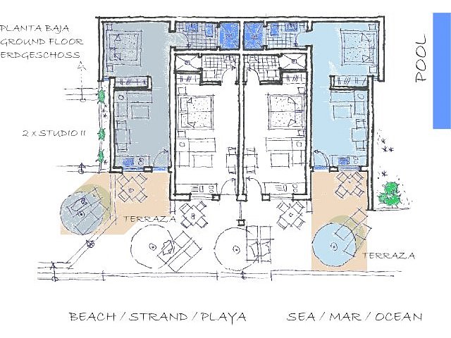 Floor plan Studio II